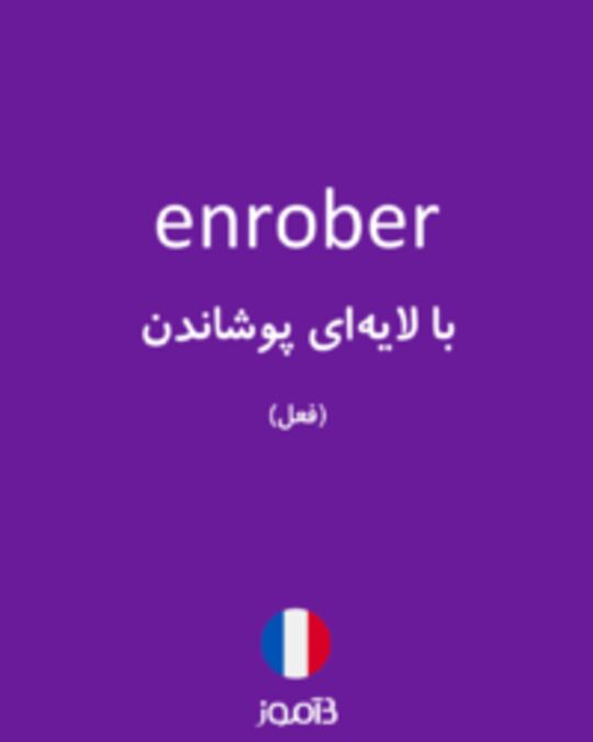  تصویر enrober - دیکشنری انگلیسی بیاموز