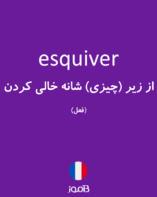  تصویر esquiver - دیکشنری انگلیسی بیاموز