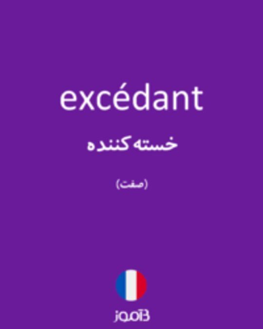  تصویر excédant - دیکشنری انگلیسی بیاموز