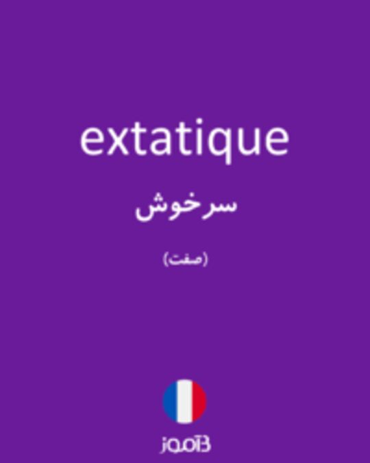  تصویر extatique - دیکشنری انگلیسی بیاموز