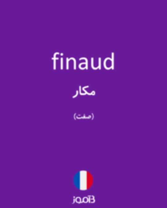  تصویر finaud - دیکشنری انگلیسی بیاموز