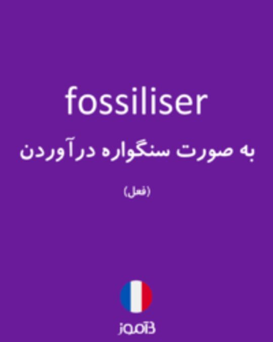  تصویر fossiliser - دیکشنری انگلیسی بیاموز