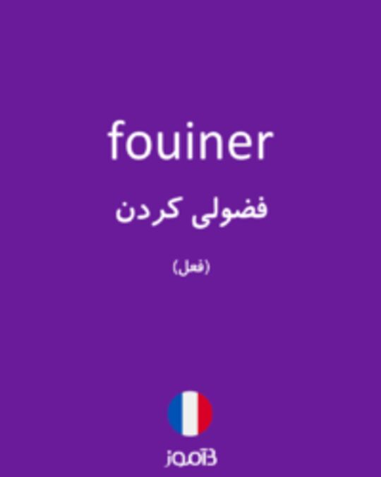  تصویر fouiner - دیکشنری انگلیسی بیاموز