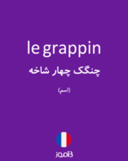  تصویر le grappin - دیکشنری انگلیسی بیاموز