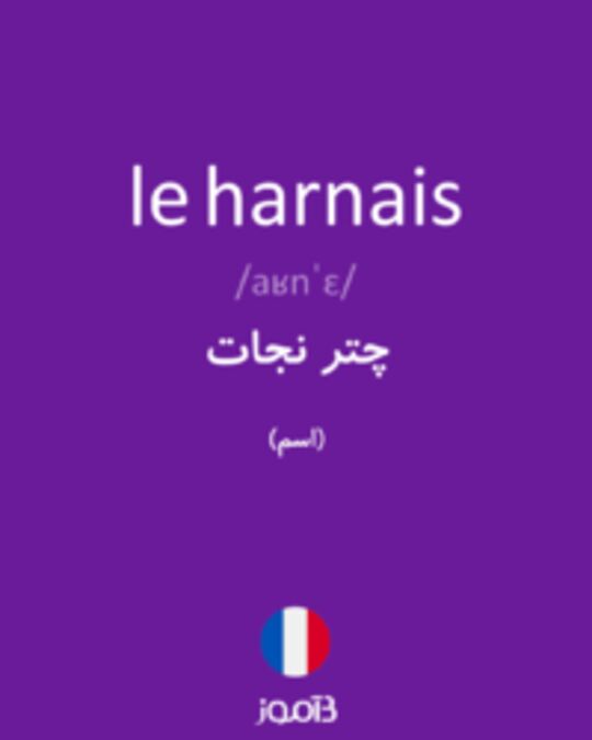  تصویر le harnais - دیکشنری انگلیسی بیاموز