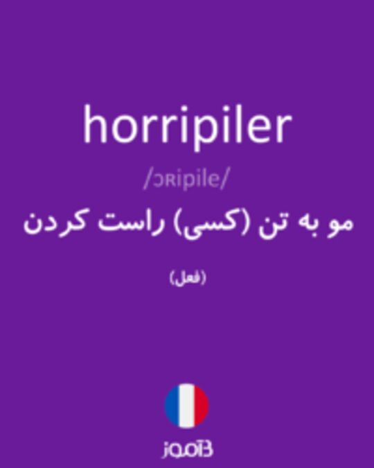  تصویر horripiler - دیکشنری انگلیسی بیاموز