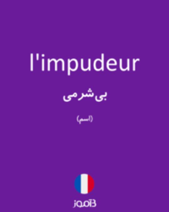  تصویر l'impudeur - دیکشنری انگلیسی بیاموز