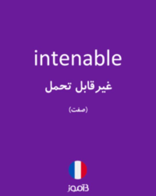  تصویر intenable - دیکشنری انگلیسی بیاموز