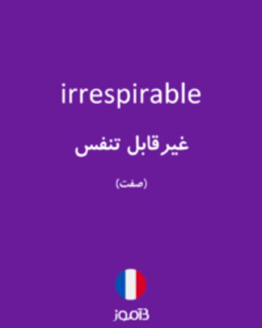  تصویر irrespirable - دیکشنری انگلیسی بیاموز