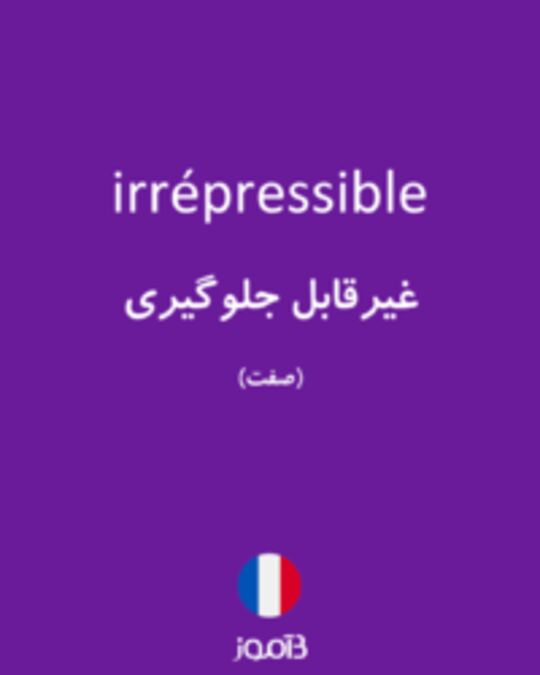  تصویر irrépressible - دیکشنری انگلیسی بیاموز