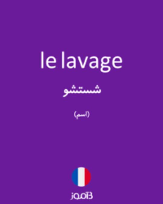  تصویر le lavage - دیکشنری انگلیسی بیاموز