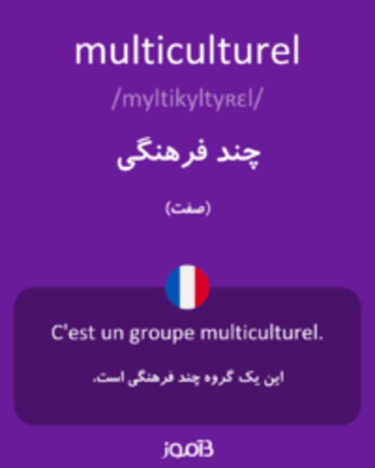  تصویر multiculturel - دیکشنری انگلیسی بیاموز