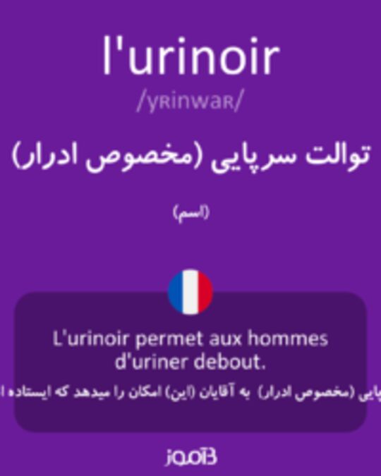  تصویر l'urinoir - دیکشنری انگلیسی بیاموز