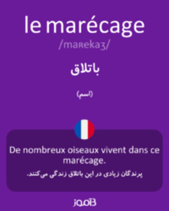  تصویر le marécage - دیکشنری انگلیسی بیاموز