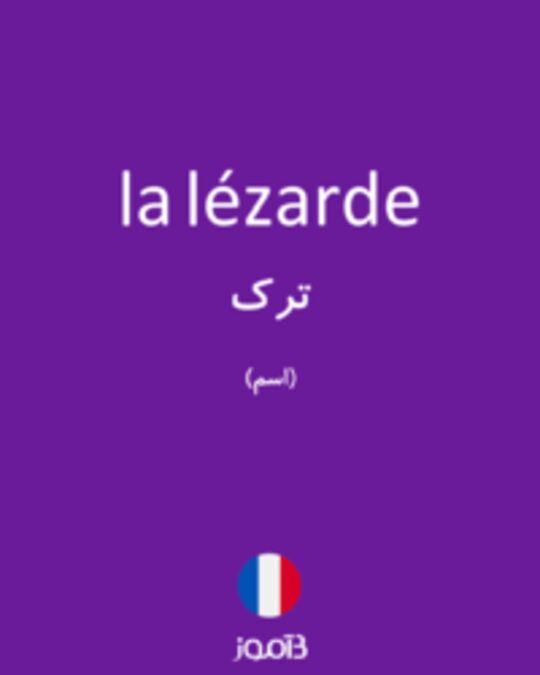  تصویر la lézarde - دیکشنری انگلیسی بیاموز