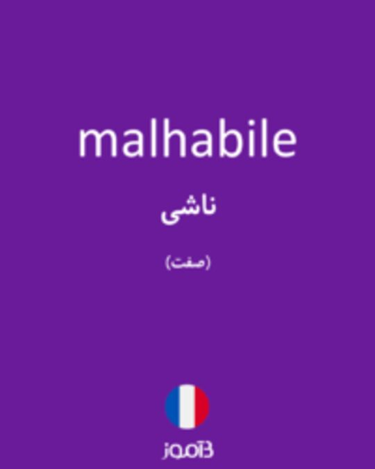  تصویر malhabile - دیکشنری انگلیسی بیاموز