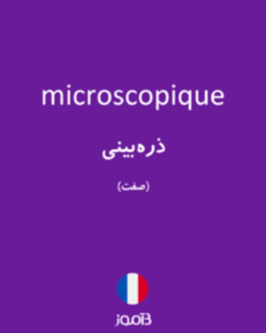  تصویر microscopique - دیکشنری انگلیسی بیاموز