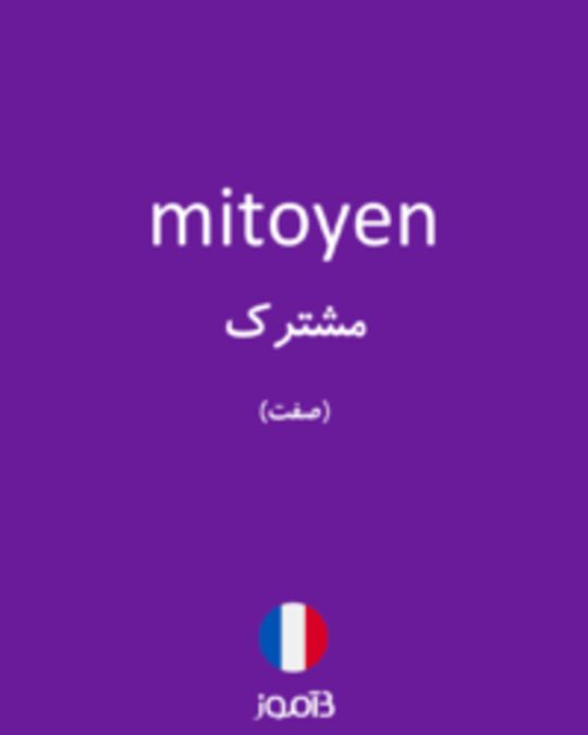  تصویر mitoyen - دیکشنری انگلیسی بیاموز