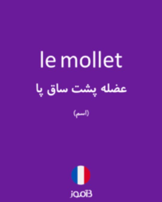  تصویر le mollet - دیکشنری انگلیسی بیاموز