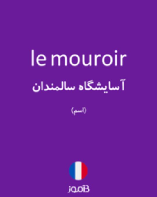  تصویر le mouroir - دیکشنری انگلیسی بیاموز