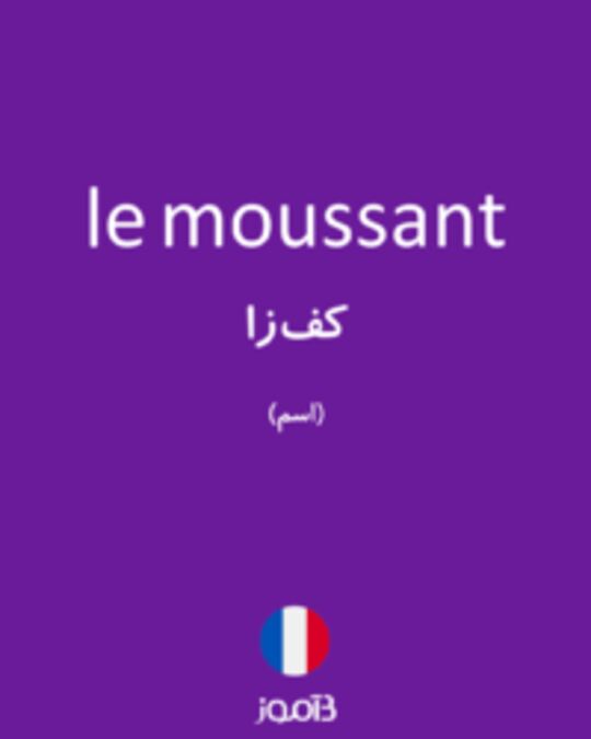  تصویر le moussant - دیکشنری انگلیسی بیاموز