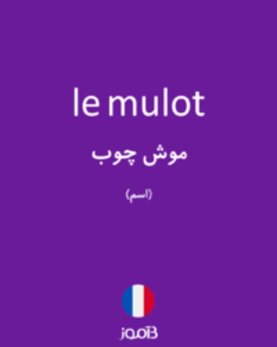  تصویر le mulot - دیکشنری انگلیسی بیاموز