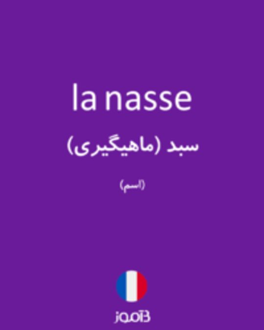  تصویر la nasse - دیکشنری انگلیسی بیاموز