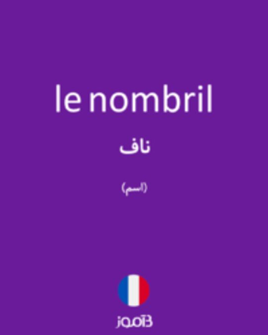  تصویر le nombril - دیکشنری انگلیسی بیاموز