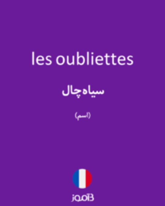  تصویر les oubliettes - دیکشنری انگلیسی بیاموز