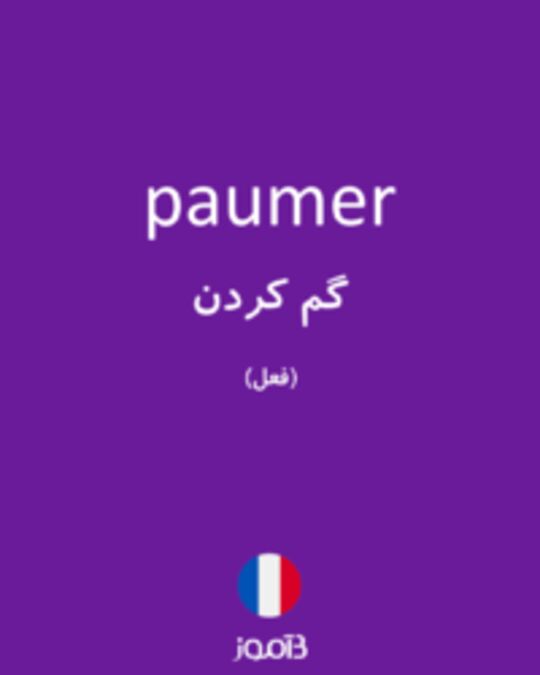  تصویر paumer - دیکشنری انگلیسی بیاموز