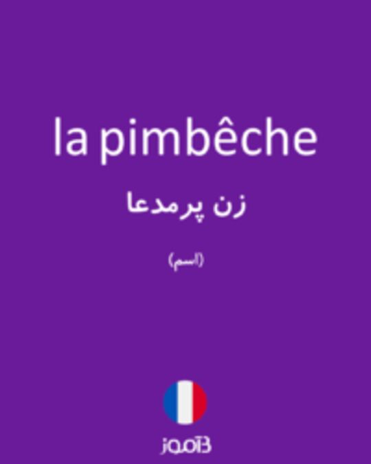  تصویر la pimbêche - دیکشنری انگلیسی بیاموز