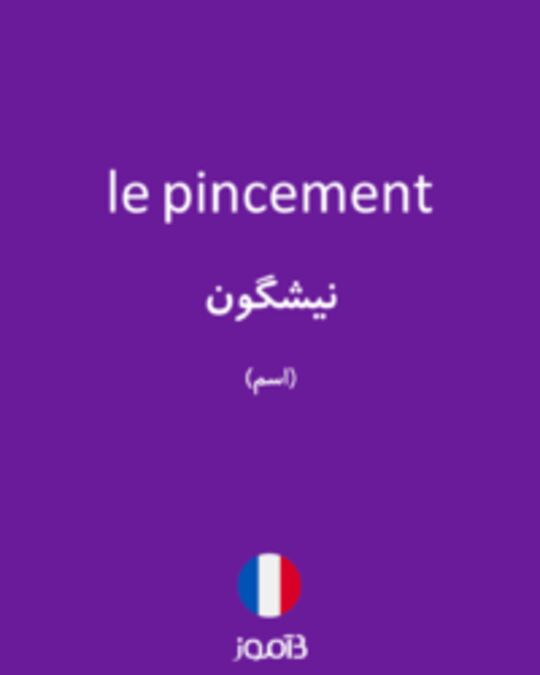  تصویر le pincement - دیکشنری انگلیسی بیاموز