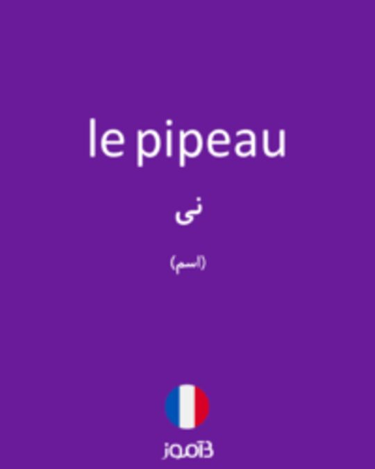  تصویر le pipeau - دیکشنری انگلیسی بیاموز