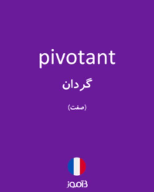  تصویر pivotant - دیکشنری انگلیسی بیاموز