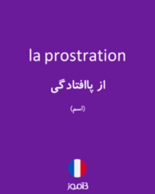  تصویر la prostration - دیکشنری انگلیسی بیاموز