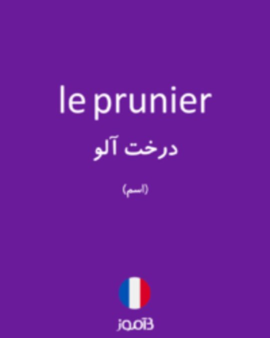  تصویر le prunier - دیکشنری انگلیسی بیاموز