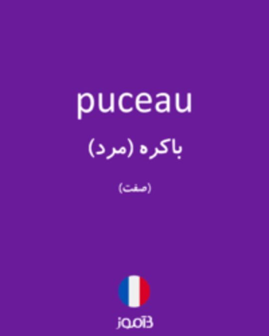  تصویر puceau - دیکشنری انگلیسی بیاموز