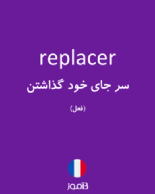  تصویر replacer - دیکشنری انگلیسی بیاموز