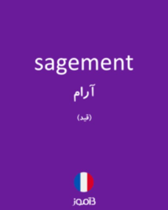  تصویر sagement - دیکشنری انگلیسی بیاموز