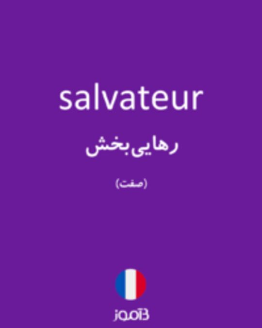  تصویر salvateur - دیکشنری انگلیسی بیاموز