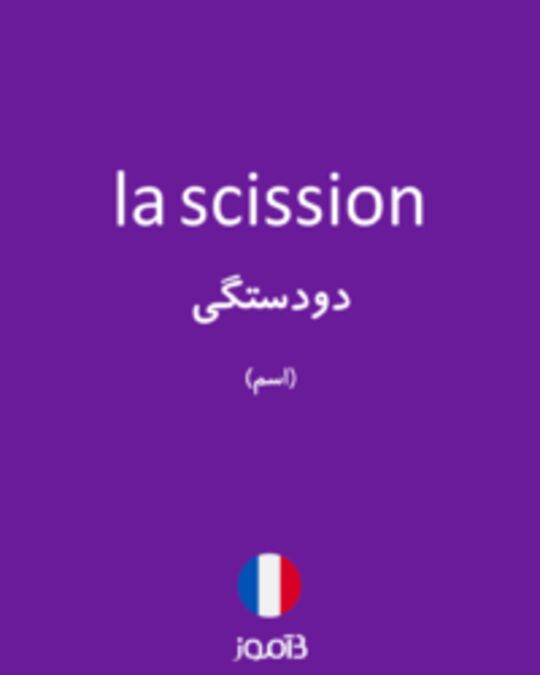  تصویر la scission - دیکشنری انگلیسی بیاموز