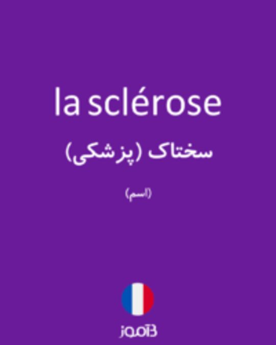  تصویر la sclérose - دیکشنری انگلیسی بیاموز