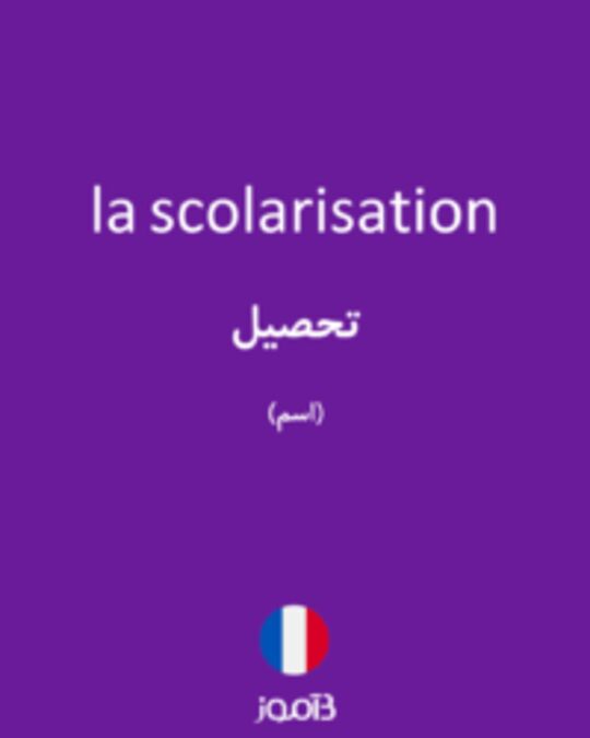  تصویر la scolarisation - دیکشنری انگلیسی بیاموز