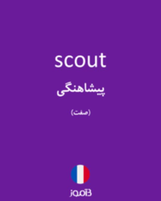  تصویر scout - دیکشنری انگلیسی بیاموز