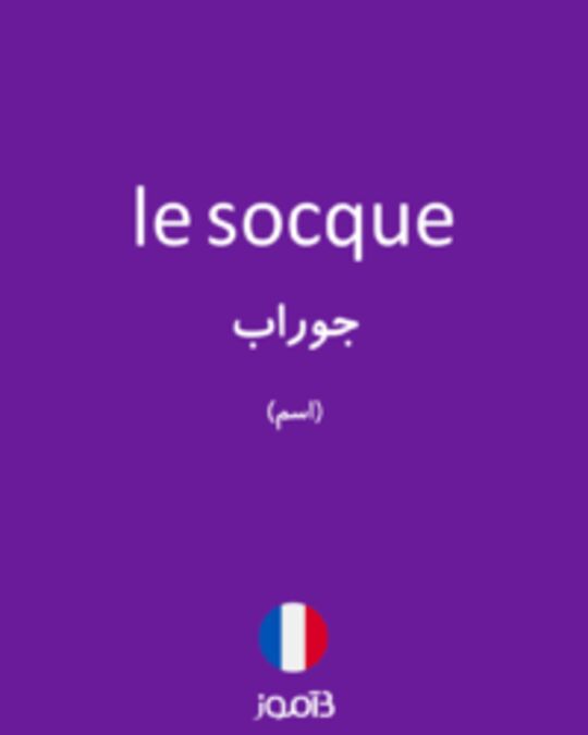  تصویر le socque - دیکشنری انگلیسی بیاموز