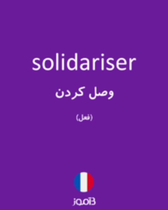  تصویر solidariser - دیکشنری انگلیسی بیاموز