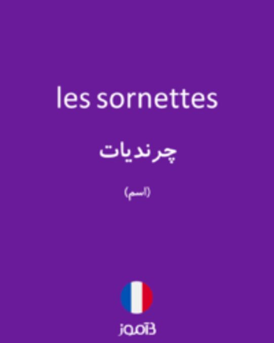  تصویر les sornettes - دیکشنری انگلیسی بیاموز