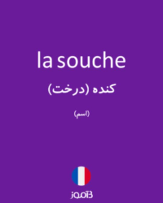  تصویر la souche - دیکشنری انگلیسی بیاموز