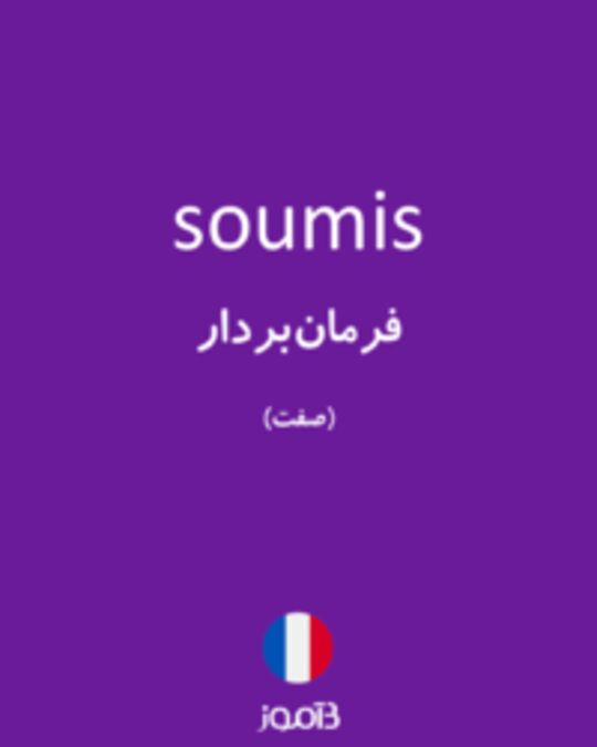  تصویر soumis - دیکشنری انگلیسی بیاموز