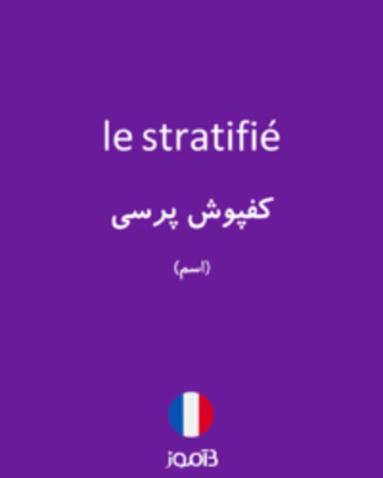  تصویر le stratifié - دیکشنری انگلیسی بیاموز